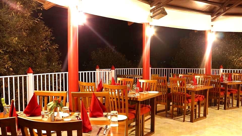 Restaurant with tables and chairs