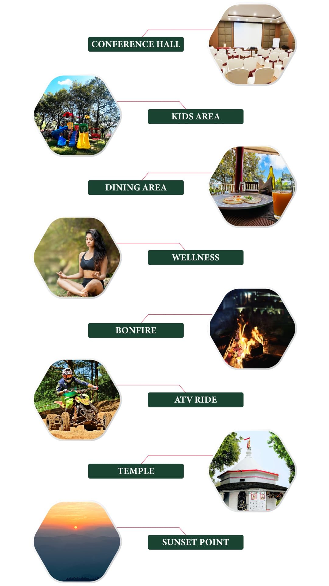 Activity near essence of nature resort