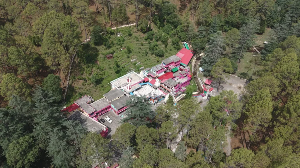  Binsar Mahadev Temple areal photo